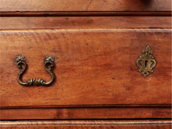 Cassettone rustico in noce  - Asta La casa moderna  - Associazione Nazionale - Case d'Asta italiane