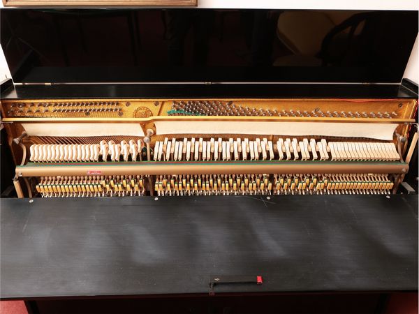 Pianoforte verticale in legno ebanizzato, Rosenbach  - Asta La casa moderna  - Associazione Nazionale - Case d'Asta italiane