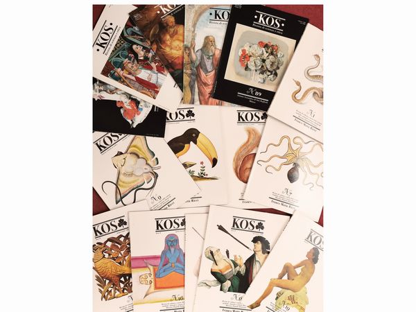 Rivista Kos, Franco Maria Ricci  - Asta La casa moderna  - Associazione Nazionale - Case d'Asta italiane