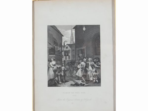 WILLIAM HOGARTH : Time of the day Evening, From the Original Picture by Hogarth  - Asta La casa moderna  - Associazione Nazionale - Case d'Asta italiane