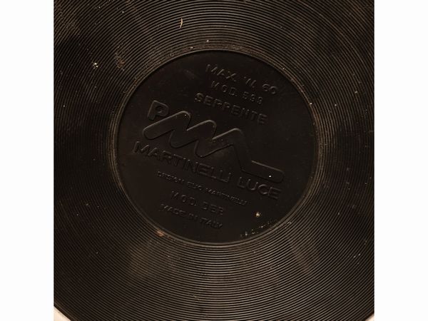 Lume da tavolo Serpente 599, Elio Martinelli, Martinelli Luce, 1965  - Asta La casa moderna  - Associazione Nazionale - Case d'Asta italiane