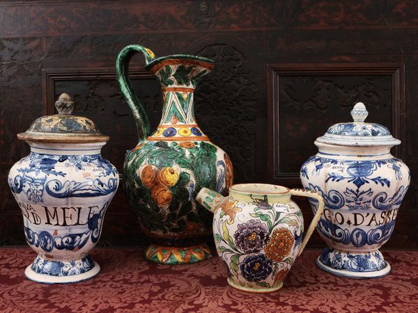 Lotto di accessori in ceramica e maiolica  - Asta La casa moderna  - Associazione Nazionale - Case d'Asta italiane