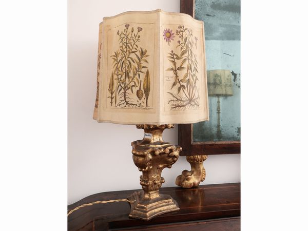 Lucerna in legno intagliato e dorato  - Asta La casa moderna  - Associazione Nazionale - Case d'Asta italiane