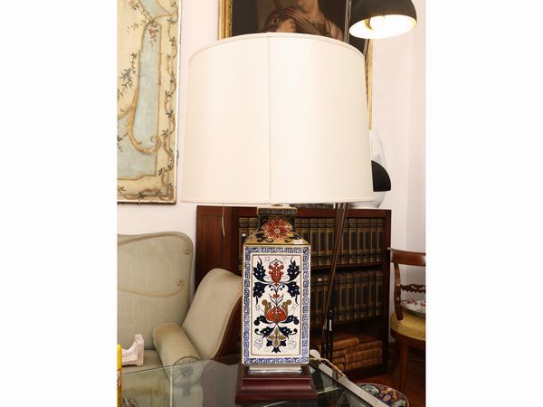 Lampada da tavolo in ceramica  - Asta La casa moderna  - Associazione Nazionale - Case d'Asta italiane