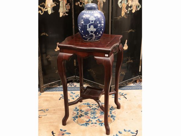 Coppia di tavolini da appoggio in mogano  - Asta La casa moderna  - Associazione Nazionale - Case d'Asta italiane