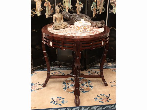 Tavolino in mogano  - Asta La casa moderna  - Associazione Nazionale - Case d'Asta italiane