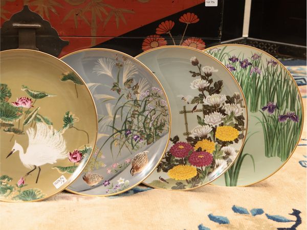 Alzata centrotavola ruotante in metallo argentato  - Asta La casa moderna  - Associazione Nazionale - Case d'Asta italiane