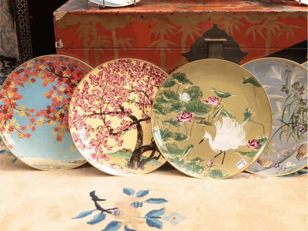 Alzata centrotavola ruotante in metallo argentato  - Asta La casa moderna  - Associazione Nazionale - Case d'Asta italiane