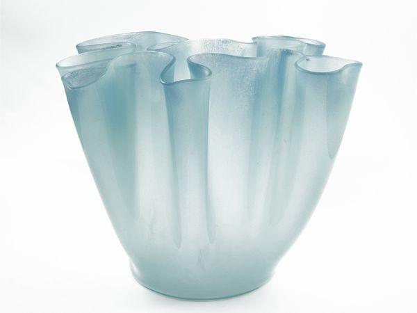 Vaso a cartoccio di Pietro Chiesa per Fontana Arte  - Asta La casa moderna  - Associazione Nazionale - Case d'Asta italiane