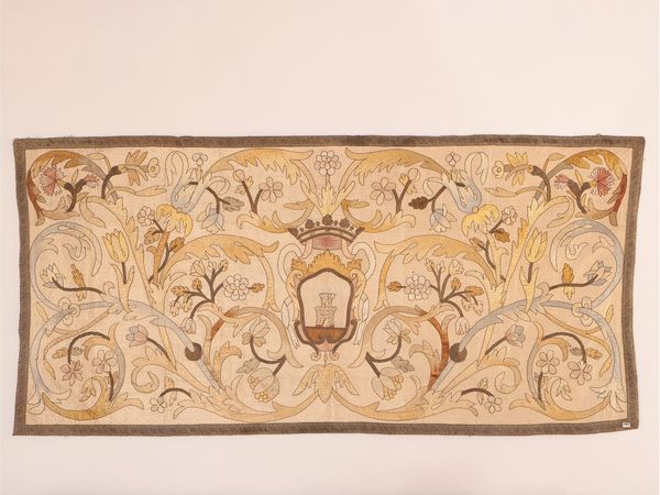 Paliotto in seta  - Asta La casa moderna  - Associazione Nazionale - Case d'Asta italiane