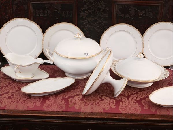 Servizio di piatti in porcellana, Ginori  - Asta La casa moderna  - Associazione Nazionale - Case d'Asta italiane