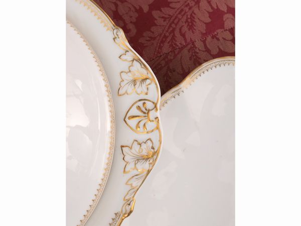 Servizio di piatti in porcellana, Ginori  - Asta La casa moderna  - Associazione Nazionale - Case d'Asta italiane