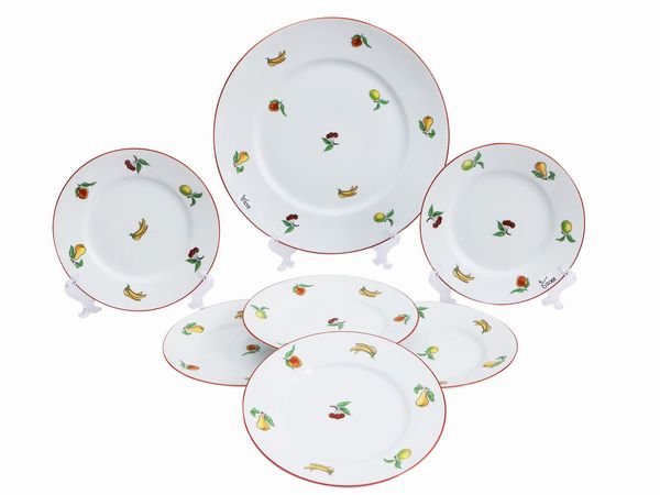 Servizio da frutta in porcellana, Richard Ginori  - Asta La casa moderna  - Associazione Nazionale - Case d'Asta italiane