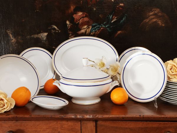 Servizio di piatti in porcellana, Richard Ginori  - Asta La casa moderna  - Associazione Nazionale - Case d'Asta italiane