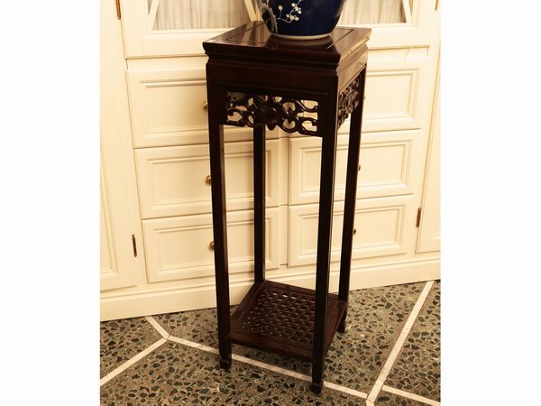 Gueridon portavasi in mogano  - Asta La casa moderna  - Associazione Nazionale - Case d'Asta italiane