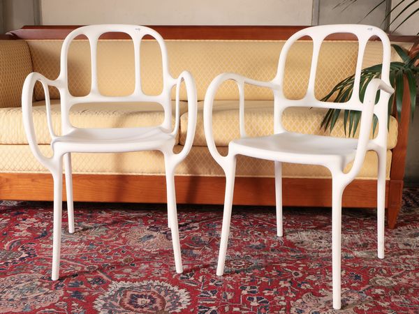 Coppia di poltroncine Mil, 2016, Jaime Hayn per Magis  - Asta La casa moderna  - Associazione Nazionale - Case d'Asta italiane