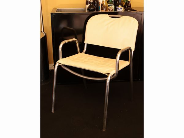 Tavolo da gioco Poker, Joe Colombo per Zanotta  - Asta La casa moderna  - Associazione Nazionale - Case d'Asta italiane