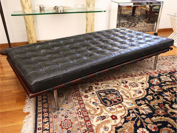 LUDWIG MIES VAN DER ROHE : Daybed Barcelona, da Ludwig MIes van der Rohe  - Asta La casa moderna  - Associazione Nazionale - Case d'Asta italiane