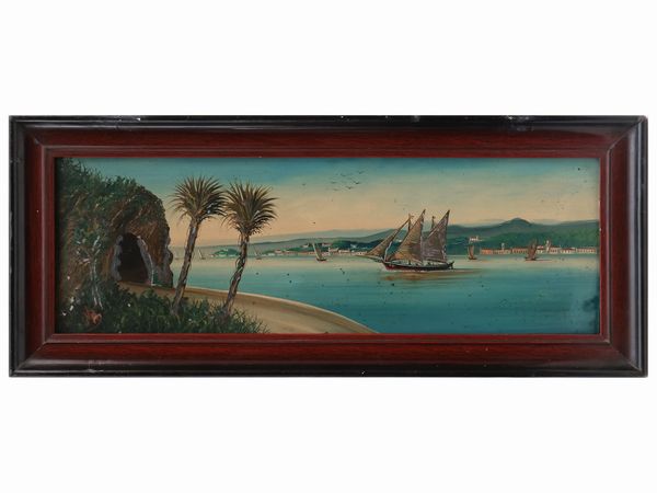 Coppia di dipinti: Due marine  - Asta La casa moderna  - Associazione Nazionale - Case d'Asta italiane