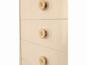 Libreria modulare in laminato bianco Cub8, Angelo Mangiarotti per Poltronova, 1968  - Asta La casa moderna  - Associazione Nazionale - Case d'Asta italiane