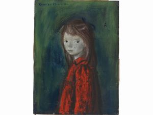 Xavier Bueno - Bambina in rosso, Inizio anni Cinquanta fine anni Sessanta