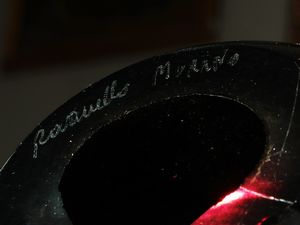 Membro in vetro nero  - Asta La casa moderna  - Associazione Nazionale - Case d'Asta italiane