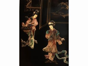 Paravento in lacca  - Asta La casa moderna  - Associazione Nazionale - Case d'Asta italiane