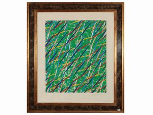 PIERO DORAZIO - Composizione astratta 1986