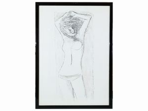 Xavier Bueno - Bambina sdraiata