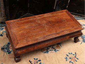 Tavolino basso orientale in tek  - Asta La casa moderna  - Associazione Nazionale - Case d'Asta italiane