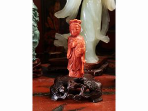 Miscellanea di piccoli gruppi orientali in pietre dure  - Asta La casa moderna  - Associazione Nazionale - Case d'Asta italiane