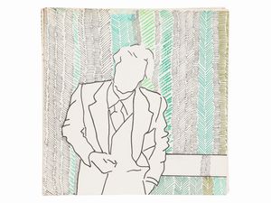 Gianni Dorigo : Lotto di 8 Disegni di Gianni Dorigo: Senza titolo  - Asta La casa moderna  - Associazione Nazionale - Case d'Asta italiane