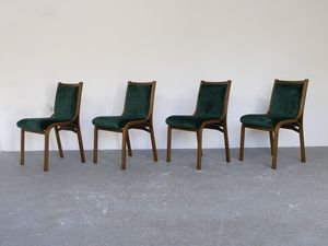 Serie di quattro sedie modello Cavour, Gregotti, Meneghetti e Stoppino per Poltrona Frau  - Asta La casa moderna  - Associazione Nazionale - Case d'Asta italiane