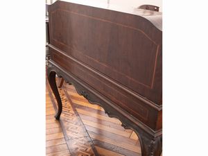 Scrittoio da centro a ribalta in noce  - Asta La casa moderna  - Associazione Nazionale - Case d'Asta italiane