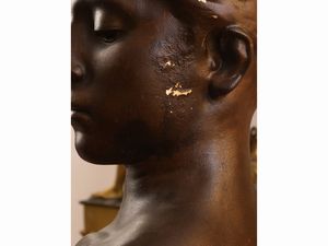 Busto in gesso raffigurante Diana  - Asta La casa moderna  - Associazione Nazionale - Case d'Asta italiane