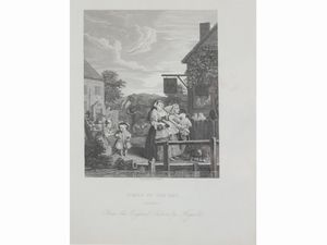WILLIAM HOGARTH - Times of the Day Noon, From the Original Picture by Hogarth
