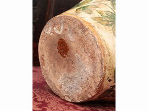 Orcetto da farmacia in terracotta smaltata  - Asta La casa moderna  - Associazione Nazionale - Case d'Asta italiane