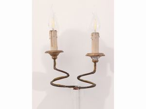 Serie di quattro applique in legno dorato  - Asta La casa moderna  - Associazione Nazionale - Case d'Asta italiane