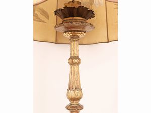 Torciera in legno intagliato e dorato  - Asta La casa moderna  - Associazione Nazionale - Case d'Asta italiane