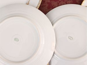 Serie di dodici piattini da dolce in porcellana, serie Fiesole, Richard Ginori  - Asta La casa moderna  - Associazione Nazionale - Case d'Asta italiane