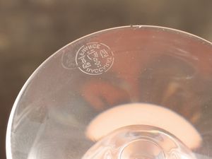 Serie di sei calici arlecchino in cristallo, Baccarat  - Asta La casa moderna  - Associazione Nazionale - Case d'Asta italiane