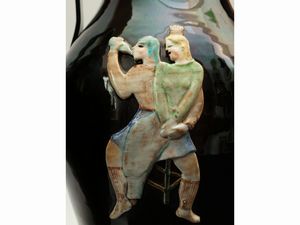 Coppia di vasi in ceramica, Marcello Fantoni 1937  - Asta La casa moderna  - Associazione Nazionale - Case d'Asta italiane