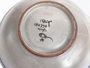 Ciotola in ceramica, manifattura di Vietri  - Asta La casa moderna  - Associazione Nazionale - Case d'Asta italiane