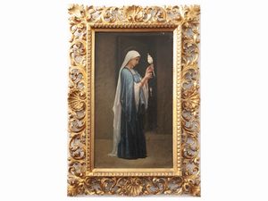 Egisto Ciardi - Madonna che fila