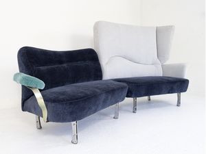 Divano modello Moncalieri, Toni Cordero per Driade  - Asta La casa moderna  - Associazione Nazionale - Case d'Asta italiane