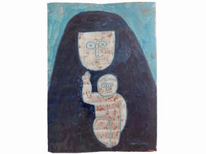 Venturino Venturi - Madonna con bambino 1983