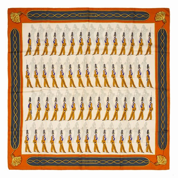 Hermès : Foulard La Parade  - Asta Luxury Fashion - Associazione Nazionale - Case d'Asta italiane