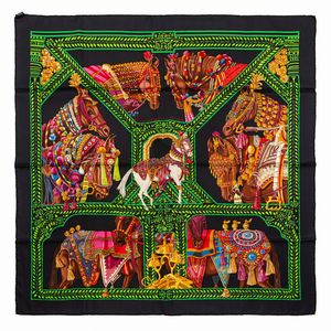 Hermès - Foulard La Danse Du Cheval Marwari