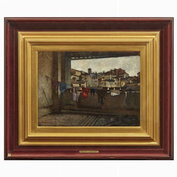 HOLLAENDER ALFONSO : Alfonso Hollaender  - Asta DIPINTI DEL SECOLO XIX - Associazione Nazionale - Case d'Asta italiane