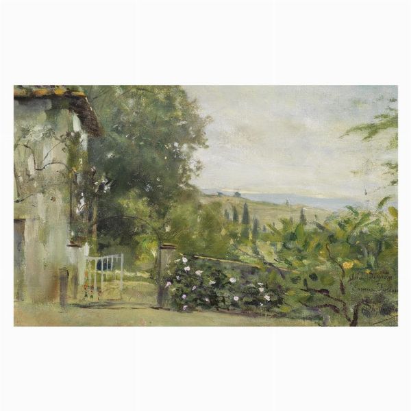 SIGNORINI TELEMACO : Telemaco Signorini  - Asta DIPINTI DEL SECOLO XIX - Associazione Nazionale - Case d'Asta italiane